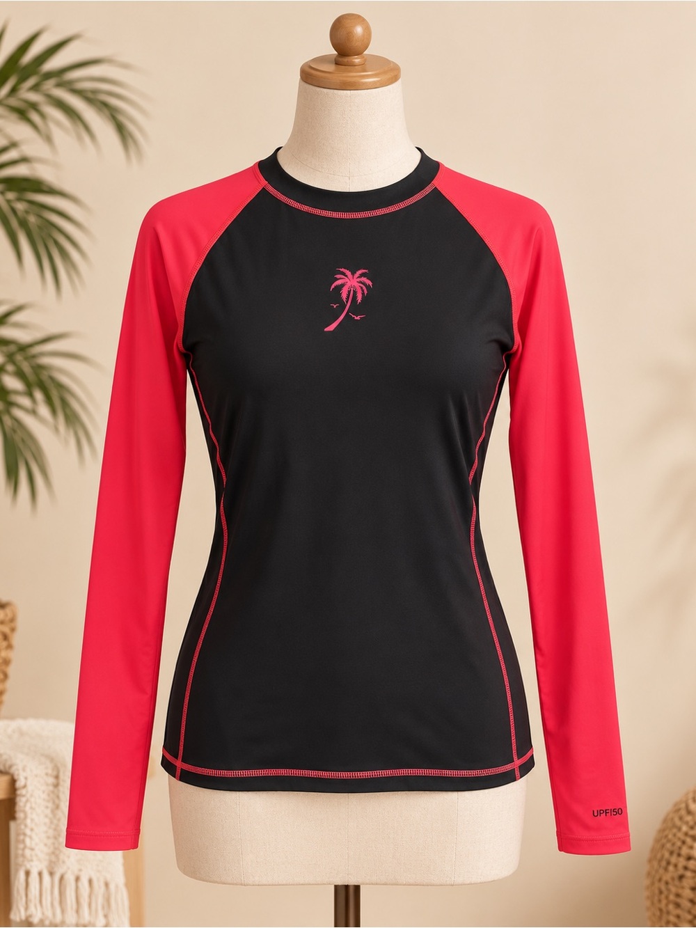 Women’s Long Sleeve Rash Guard Swim Top